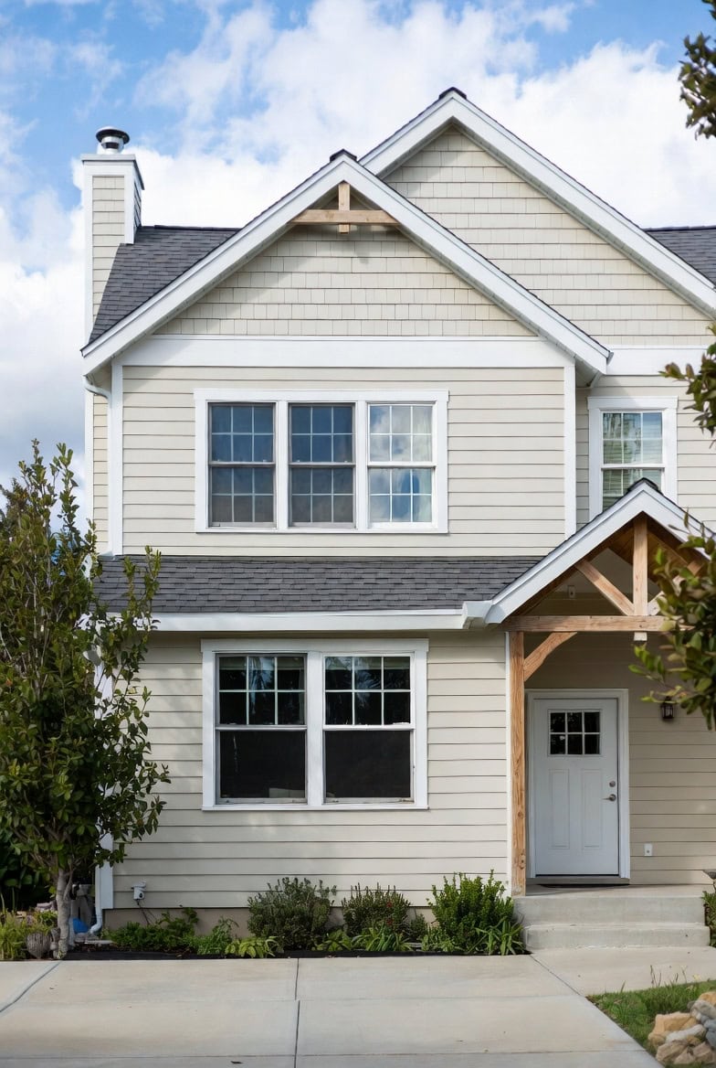 Exterior house painting contractor Naperville IL — freshly painted craftsman home with premium Sherwin-Williams paint